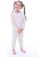 Kız Çocuk Minik Kelebek Desenli Uzun Kollu Pijama Takımı 3