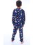 Erkek Çocuk Gece Uzay Desenli Uzun Kollu Pijama Takımı 3