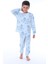 Erkek Çocuk Aslan Kedi Desenli Uzun Kollu Pijama Takımı 1