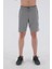 Sportswear Regular Erkek Basic Gri Melanj Şort 21042 1