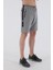 Sportswear Regular Erkek Basic Gri Melanj Şort 21042 3