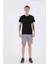 Sportswear Regular Erkek Basic Gri Melanj Şort 21042 5