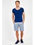 Sportswear Regular Erkek Basic Mavimelanj Şort 18818 5
