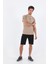 Sportswear Regular Erkek Siyah Şort 20549 5