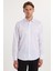 Modern Slim Fit Düz Saten Erkek Gömlek 3