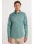 Slim Fit Dar Kesim Likralı Düz Saten Erkek Gömlek 4