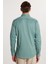 Slim Fit Dar Kesim Likralı Düz Saten Erkek Gömlek 5