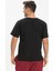 Kısa Kol Şile Bezi Bisiklet Yaka Erkek T-Shirt Siyah 2
