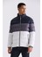 Lacivert Slim Fit Gömlek Yaka Erkek Mont 1