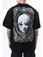 Erkek Indefinite Baskılı Oversize T-Shirt Siyah 4