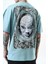 Erkek Indefinite Baskılı Oversize T-Shirt Bebe Mavi 4