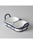 Arlina Porselen-Metal 28,5x15,8x8,5 cm Sunum Kase Seti 1