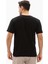 Büyük Beden Kısa Kol Şile Bezi Zımbalı Erkek Tshirt Siyah 2