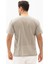 Kısa Kol Şile Bezi Zımbalı Erkek Tshirt Taş 2