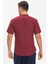 Kısa Kol Şile Bezi Bodrum Erkek T-Shirt Koyu Bordo 2
