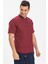 Kısa Kol Şile Bezi Bodrum Erkek T-Shirt Koyu Bordo 3