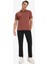 Slim Fit Dar Kesim Kısa Kollu Dokulu Basic Düz Polo Tişört T5259AZ25SM 2