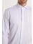 Erkek Slim Fit Dar Kesim %100 Pamuk Koton Saten Premium Seri Beyaz Gömlek 3