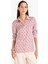 Regular Fit Gömlek Yaka Deswnli Saten Uzun Kollu Gömlek F5192AX25SM 4