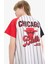 Erkek Çocuk NBA Chicago Bulls V Yaka Sırt Baskılı Kısa Kollu Tişört E4834A825SM 1