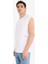 %100 Pamuk Boxy Fit Baskılı Bisiklet Yaka Atlet C5040AX25HS 4