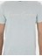 Erkek Su Yeşili Slim Fit Tişört 50302567-VR048 6