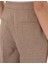 Kadın Camel Keten Karışımlı Kumaş Pantolon 50299967-VR015 6