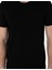 Erkek Siyah Slim Fit Bisiklet Yaka Triko Tişört 50306131-VR046 6