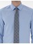 Erkek Mavi Slim Fit Uzun Kollu Klasik Basic Gömlek 50302991-VR036 6