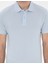 Erkek Açık Mavi Slim Fit Kıvrılmaz Polo Yaka Basic Tişört 50302561-VR003 6