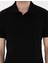 Erkek Siyah Slim Fit %100 Pamuk Polo Yaka Basic Tişört 50306448-VR046 6