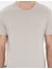 Erkek Taş %100 Pamuk Slim Fit Bisiklet Yaka Basic Tişört 50306980-VR049 6