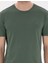 Erkek Haki %100 Pamuk Slim Fit Bisiklet Yaka Basic Tişört 50306980-VR027 6
