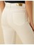 Kadın Ekru Skinny Fit Pantolon 50273389-VR019 6