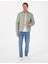 Erkek Yeşil Cropped Slim Mont 50302527-VR016 4