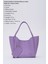 Lila SHK108 Çıtçıtlı Suni Deri Cüzdanlı Makyaj Çantalı Kadın El ve Omuz Çantası U:25 E:38 G:15 cm 3