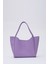 Lila SHK108 Çıtçıtlı Suni Deri Cüzdanlı Makyaj Çantalı Kadın El ve Omuz Çantası U:25 E:38 G:15 cm 4