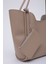 Vizon SHK108 Çıtçıtlı Suni Deri Cüzdanlı Makyaj Çantalı Kadın El ve Omuz Çantası U:25 E:38 G:15 cm 4