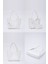 Beyaz SHK108 Çıtçıtlı Suni Deri Cüzdanlı Makyaj Çantalı Kadın El ve Omuz Çantası U:25 E:38 G:15 cm 8