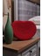 Kırmızı jüt sepet, oval kapaklı organizer, 20x20, şık ve pratik depolama alanı 1