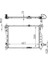 Orıs BCH111016 Radyatör Brazing Chevrolet Spark 1.0i 05 Mek 457X308X16 1