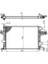 Radyatör 356975 Su Radyatör 24MM Mekanik (Opel Corsa C ; Combo ; Tigra 1.0 1.2 1.4 1.2/1.4 16V 00-) 1