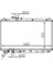 Orıs BHN130016 Radyatör Brazing Civic 12 373X668X16 Mek. 1