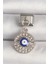 Gümüş Renk Zirkon Taşlı Göz Model Nazar Boncuk Detay Nomination Charm - EBJ250501W32850 1