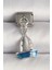 Gümüş Renk Mavi Yelkenli Model Nomination Charm - EBJ250501W32865 1