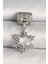 Gümüş Renk Zirkon Taşlı Kar Tanesi Model Nomination Charm - EBJ250501W32904 1