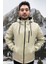Spor Erkek Kürklü Su ve Rüzgar Geçirmez Kapüşonlu Mont & Kaban & Parka 3