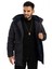 Spor Erkek Polarlı Su ve Rüzgar Geçirmez Kapüşonlu Mont & Kaban & Parka 4
