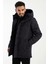 Spor Erkek Polarlı Su ve Rüzgar Geçirmez Kapüşonlu Mont & Kaban & Parka 1