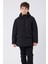 Spor Erkek Spor Çocuk Kürklü Su ve Rüzgar Geçirmez Kapüşonlu 3 Cep Mont & Kaban & Parka 2